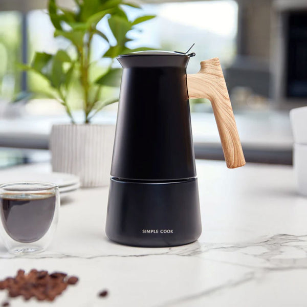 Cafetera Italiana Simple Cook Greca 6 Tazas