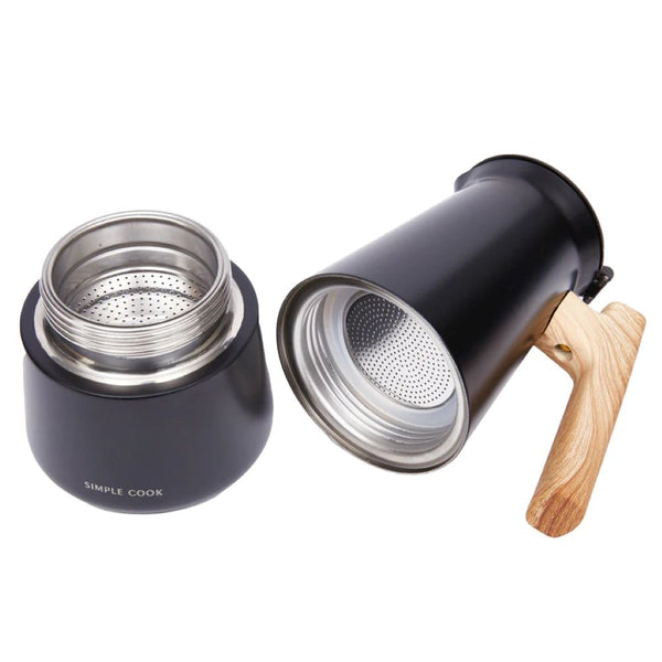 Cafetera Italiana Simple Cook Greca 6 Tazas