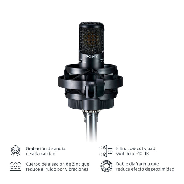 Micrófono condensador unidireccional de estudio C-80