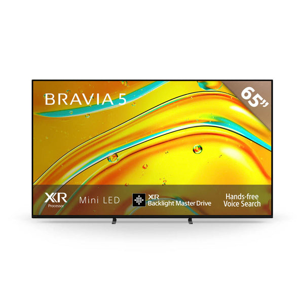 BRAVIA 5  Procesador XR  Mini LED  4K Ultra HD  Alto rango dinámico (HDR)  Smart TV (Google TV)