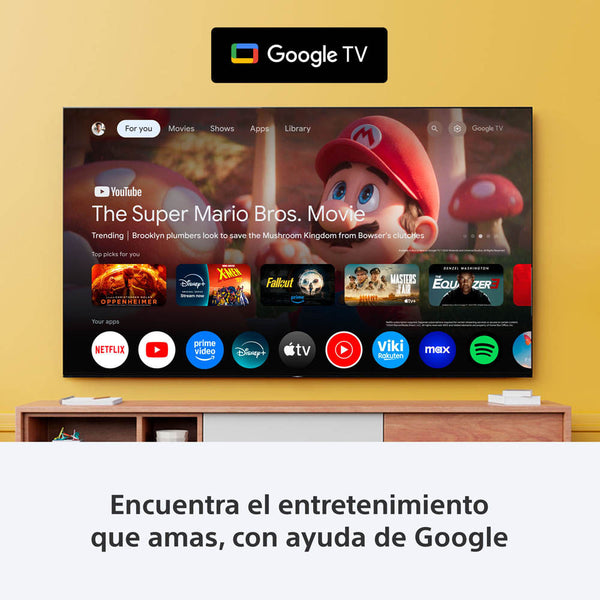 BRAVIA 5  Procesador XR  Mini LED  4K Ultra HD  Alto rango dinámico (HDR)  Smart TV (Google TV)