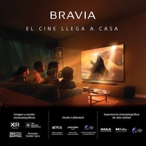 BRAVIA 8 II  Procesador XR  OLED  4K Ultra HD  Alto rango dinámico (HDR)  Smart TV (Google TV)  K-55XR80M2 LA8