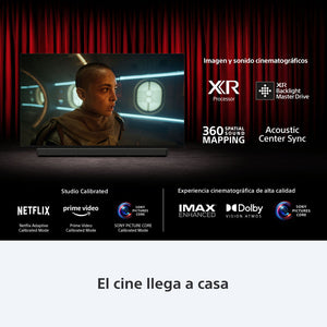 BRAVIA 8  XR Processor  OLED  4K Ultra HD  Alto rango dinámico (HDR)  Smart TV (Google TV)  K-55XR80    LA8