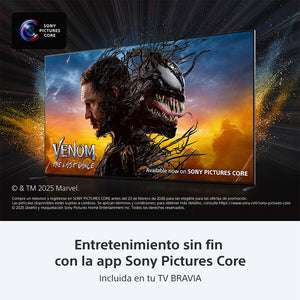 BRAVIA 8 II  Procesador XR  OLED  4K Ultra HD  Alto rango dinámico (HDR)  Smart TV (Google TV)  K-65XR80M2 LA8