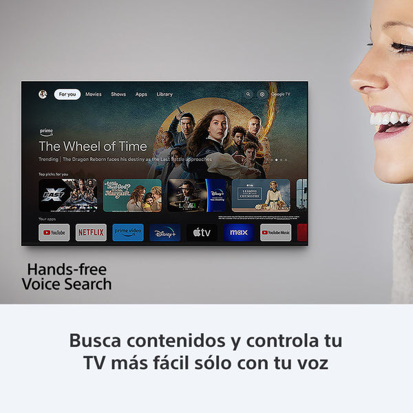 BRAVIA 8 XR Processor OLED 4K Ultra HD Alto rango dinámico (HDR) Smart TV (Google TV) K-77XR80    LA8