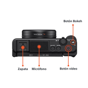 Cámara ZV-1 para videoblogs