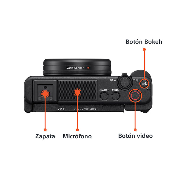 Cámara ZV-1 para videoblogs